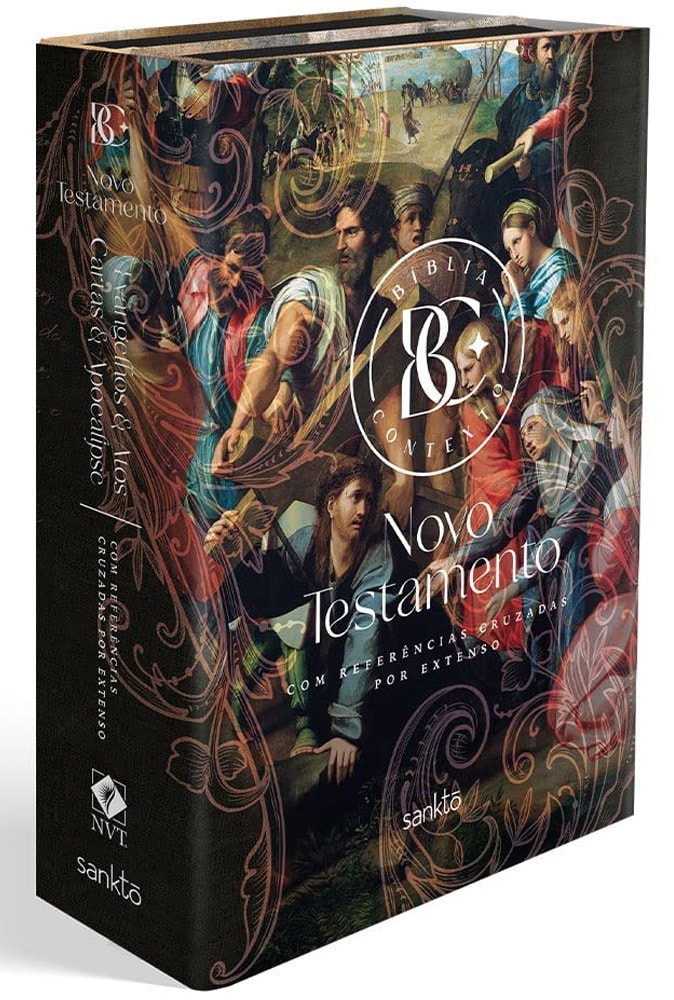 Kit Bíblia Contexto | Novo Testamento | NVT | Capa Dura | Quadro Antigo