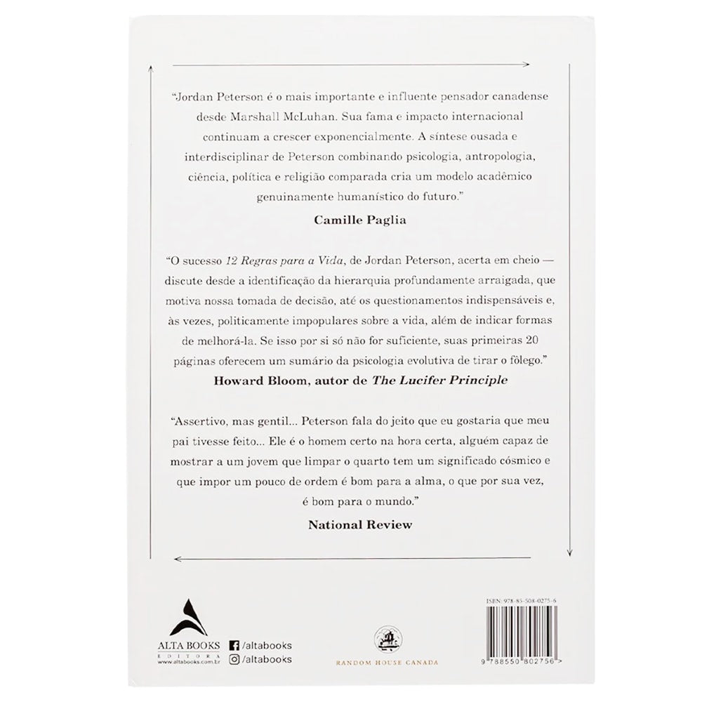 12 Regras Para a Vida | Jordan B. Peterson