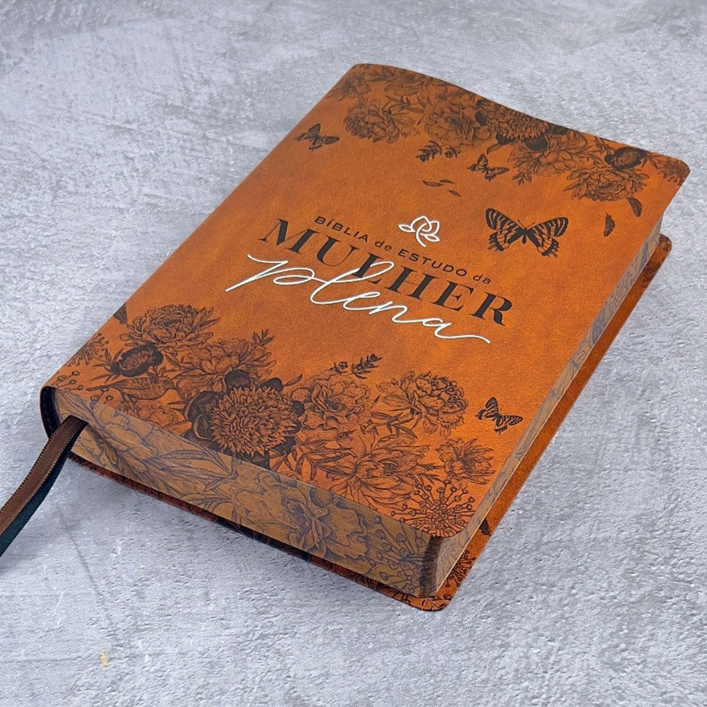 Bíblia De Estudo Da Mulher Plena | NVI | Capa Luxo Céu de Primavera