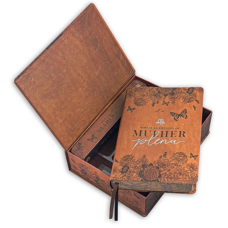 Bíblia De Estudo Da Mulher Plena | NVI | Capa Luxo Céu de Primavera