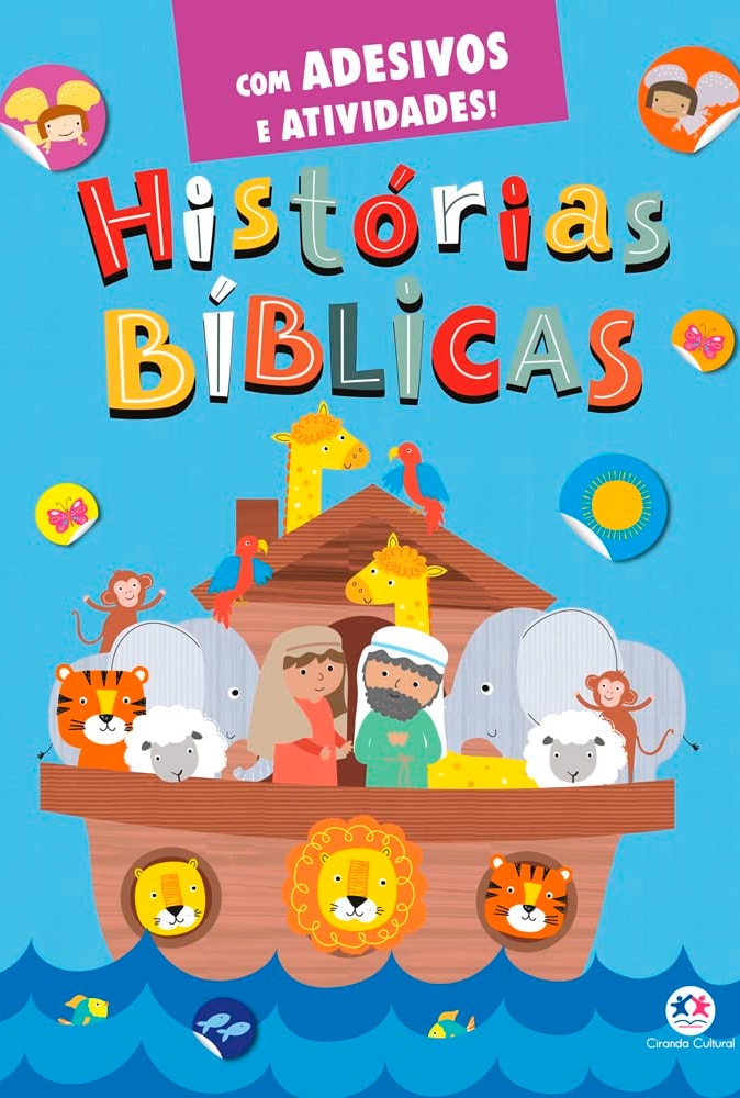 Histórias Bíblicas | Com Adesivos e Atividades | Ciranda Cultural