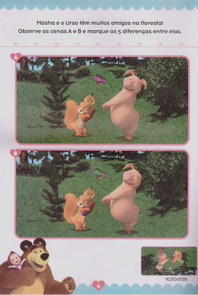 Marsha e o Urso | Atividades da Floresta | Ciranda Cultural