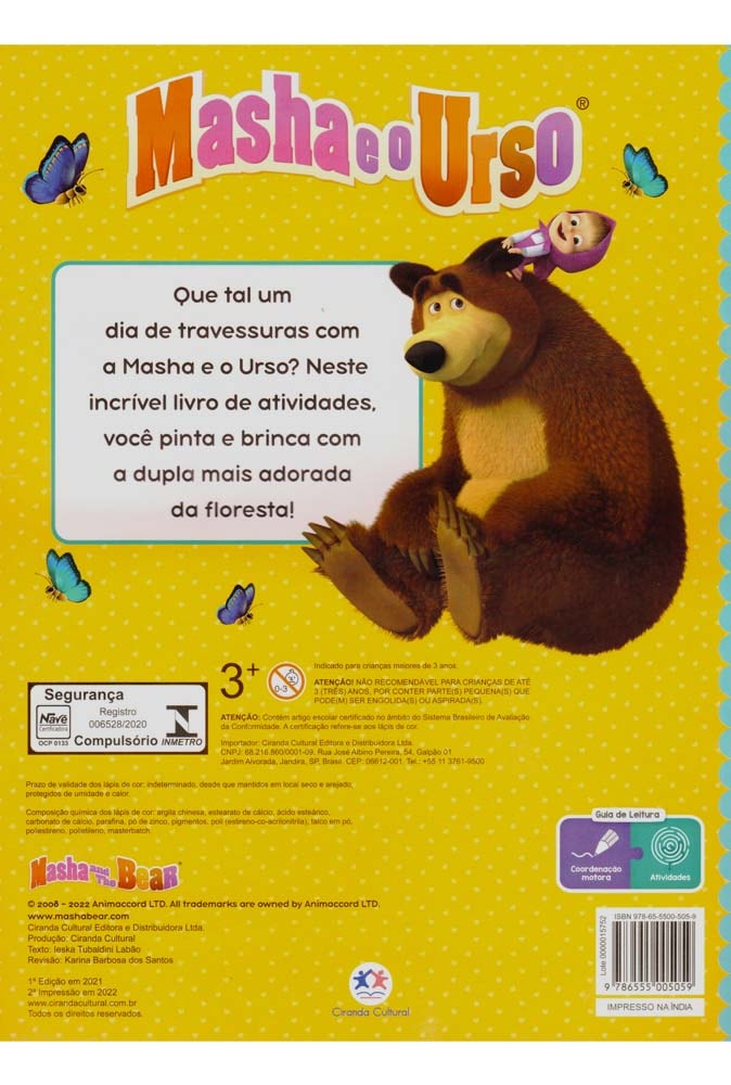 Marsha e o Urso | Atividades da Floresta | Ciranda Cultural