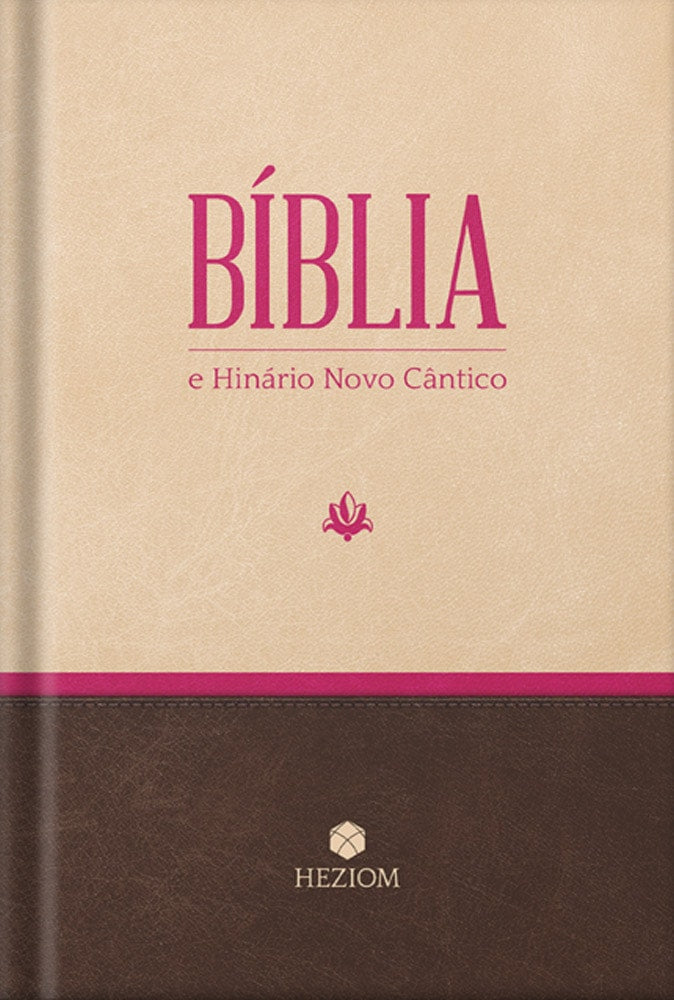 Bíblia e Hinário Novo Cântico | ARA | Capa Dura Rosa