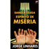Livro Sanguessuga e o Espírito de Miséria, de Jorge Linhares, capa preta com mãos estendidas. — Plenitude