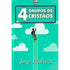 Livro 4 Grupos de Cristãos de Jorge Linhares, capa verde-água com ilustração de homem subindo escada. — Plenitude