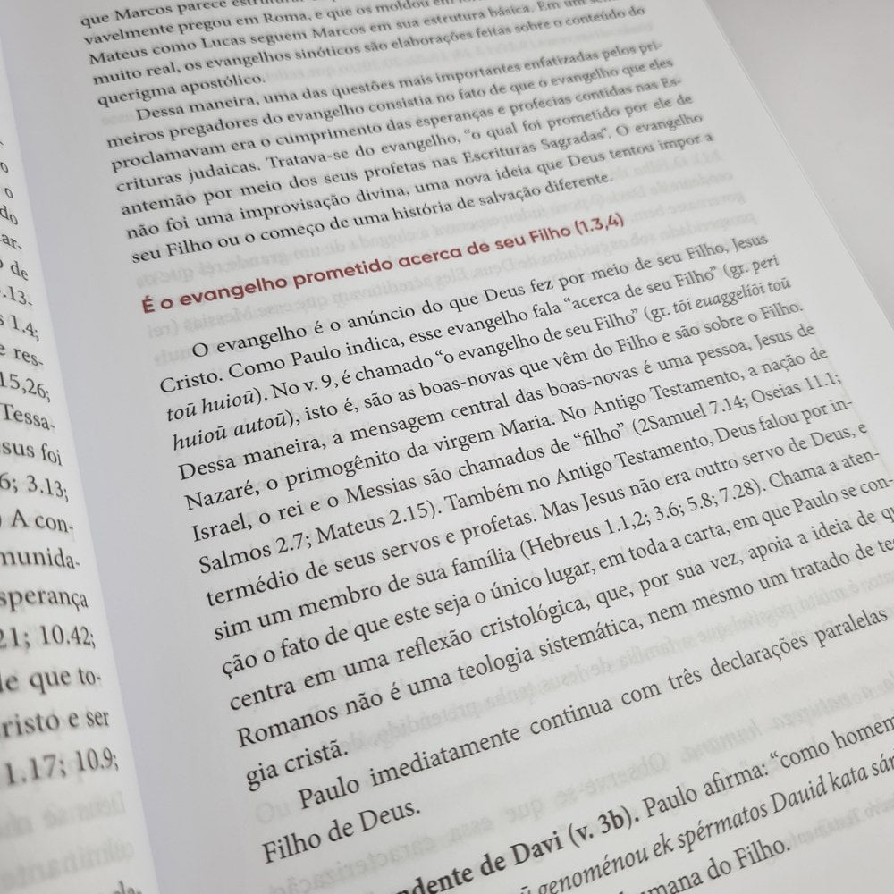 Novo Comentário Bíblico Vida | Romanos | Pablo A. Deiros | Capa Dura
