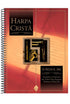 Livro Harpa Cristã Si Bemol (Bb), capa vermelha com instrumentos musicais. — Plenitude