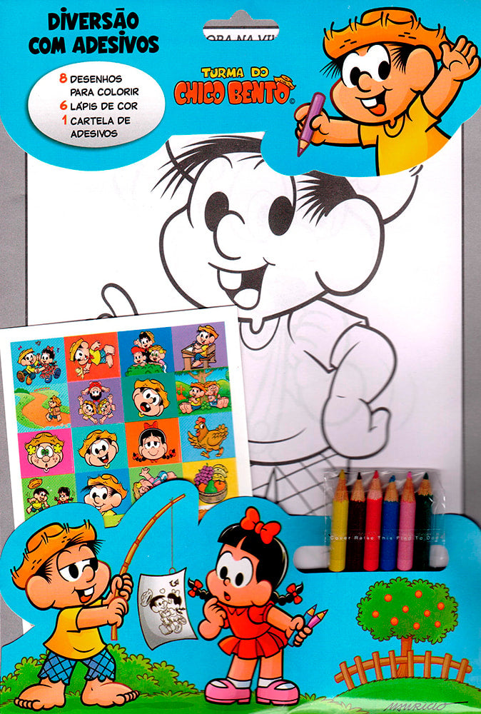 Turma do Chico Bento | Diversão com Adesivo