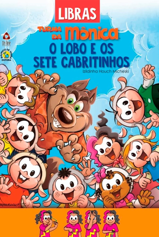 Turma da Monica | O Lobo e os Sete Cabritinhos | Libras