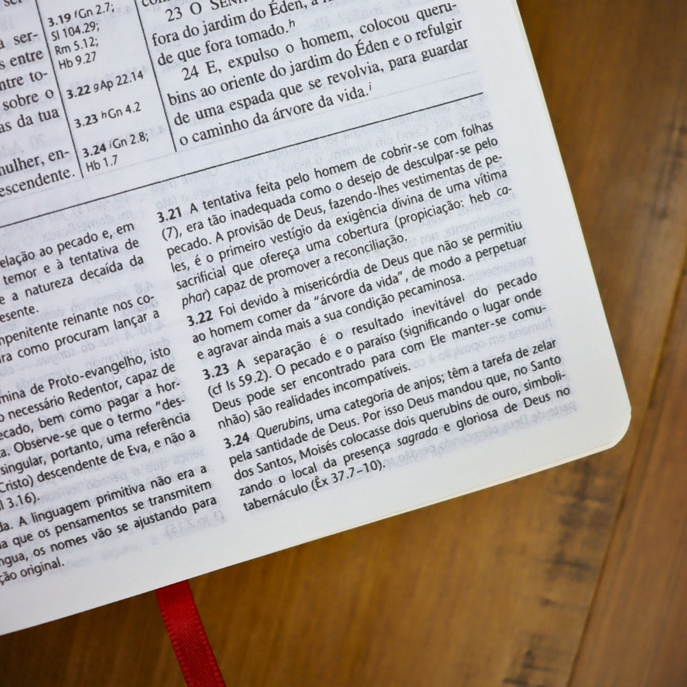 Bíblia Shedd | ARA | Letra Normal | Capa Couro Preta Bonded