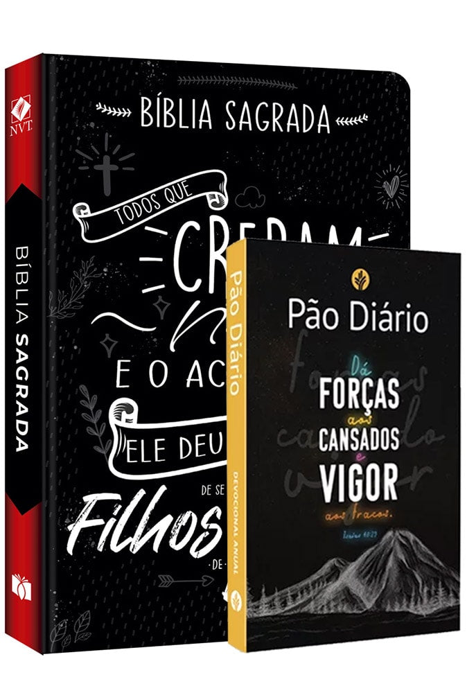 Kit Evangelismo Bíblia e Devocional Lettering