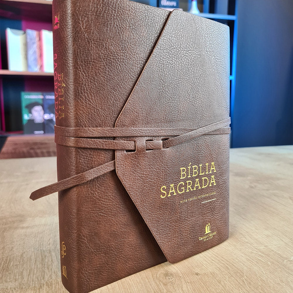 Bíblia Sagrada | NVI | Letra Normal | c/ Espaço para Anotações | Capa Couro Soft