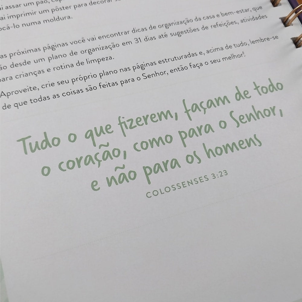 Meu Plano Perfeito | Capa Dura Colorida Pastel