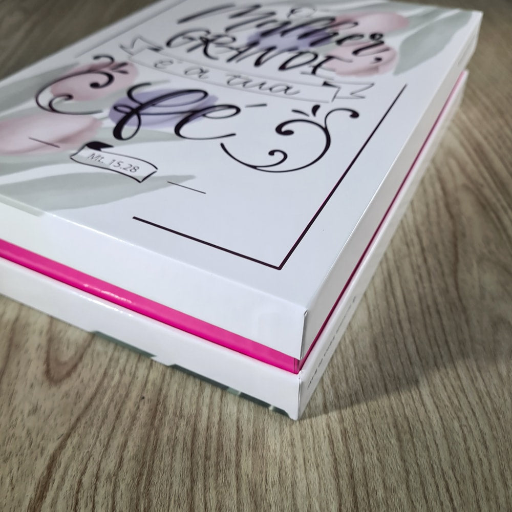 A Bíblia da Mulher | Letra Grande | ARC | Capa Luxo Azul