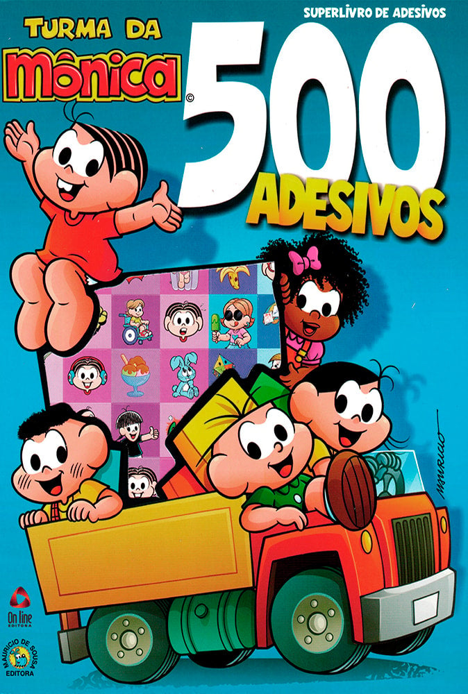 Super Livro Turma da Monica | 500 Adesivos