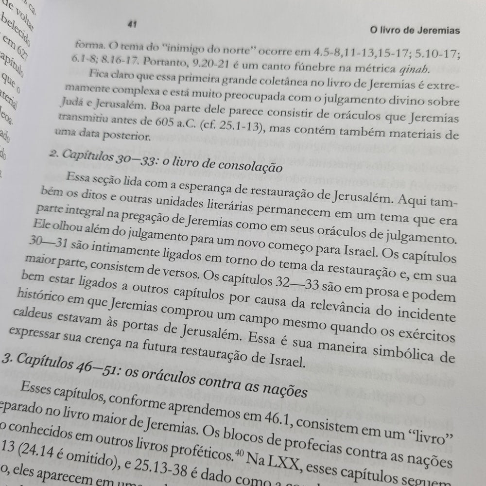 O Comentário de Jeremias | J. A. Thompson