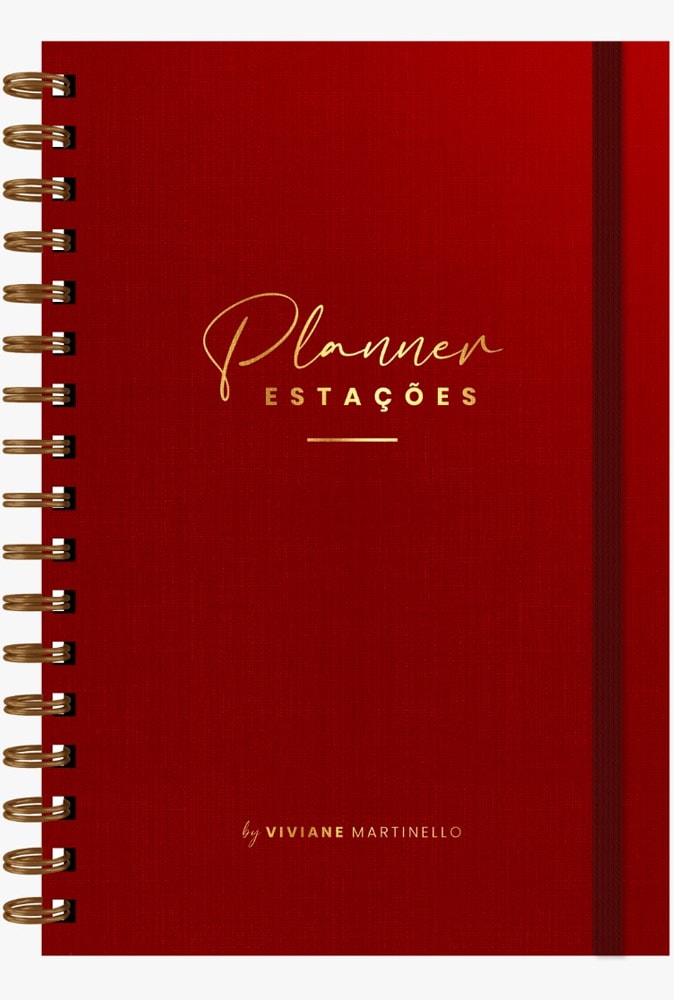 Planner Estações Vermelho | Viviane Martinello