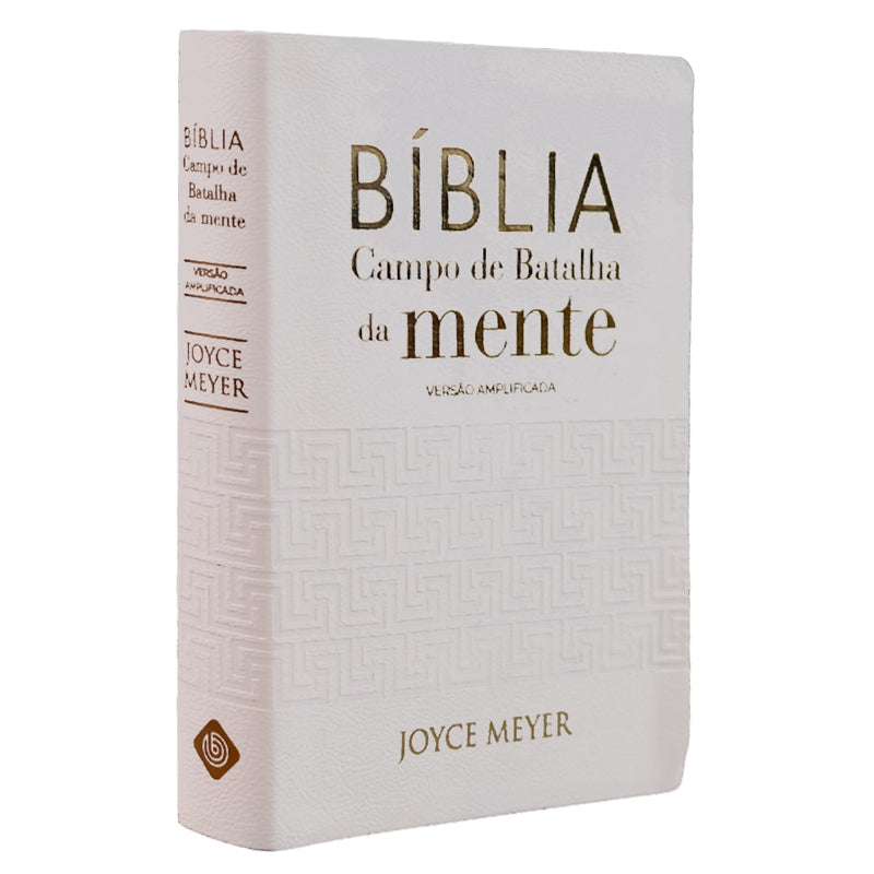 Bíblia Campo de Batalha da Mente | NVA | Letra Normal | Capa Luxo Branca