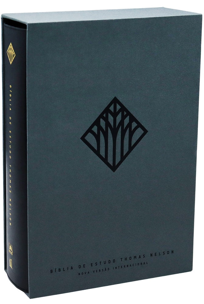 Bíblia De Estudo Thomas Nelson | NVI | Letra Normal |Capa Luxo Preto
