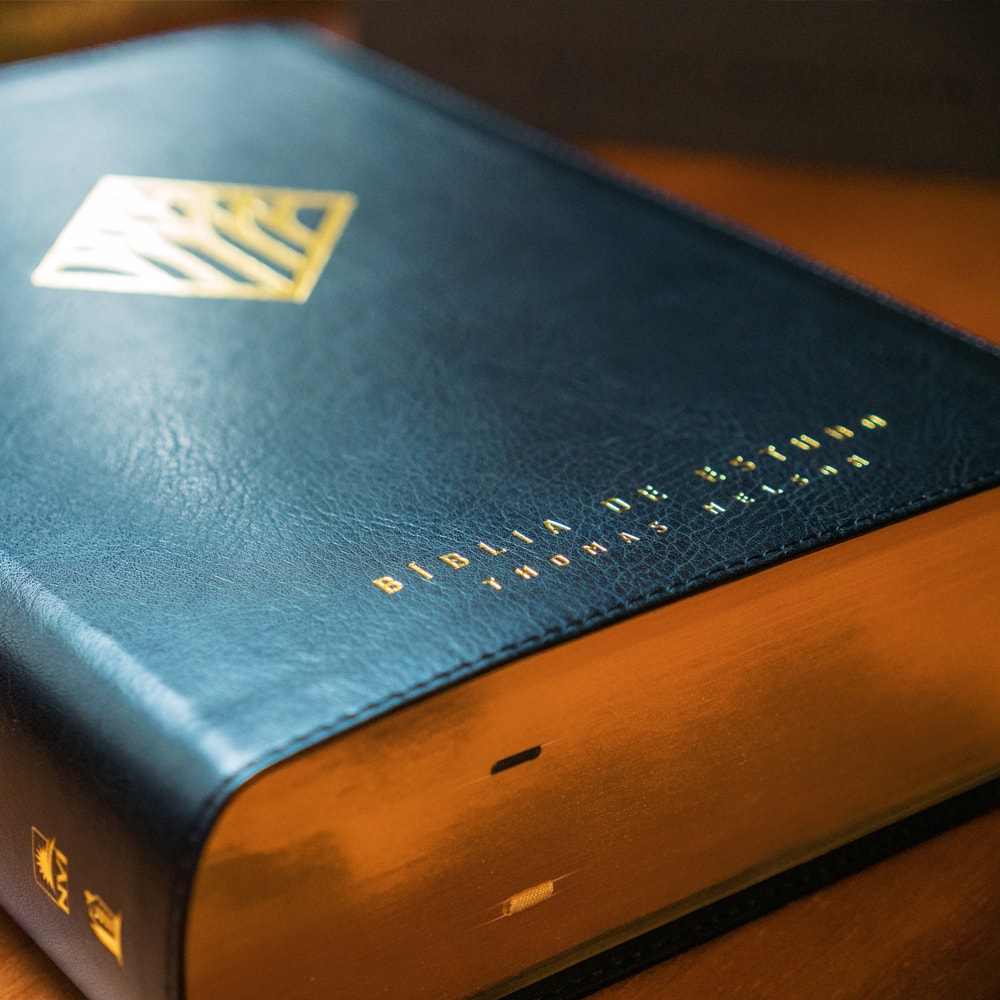 Bíblia De Estudo Thomas Nelson | NVI | Letra Normal |Capa Luxo Preto