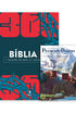 Kit 365 Bíblia e Devocional, capas com espinhos e paisagem de montanha. — Plenitude