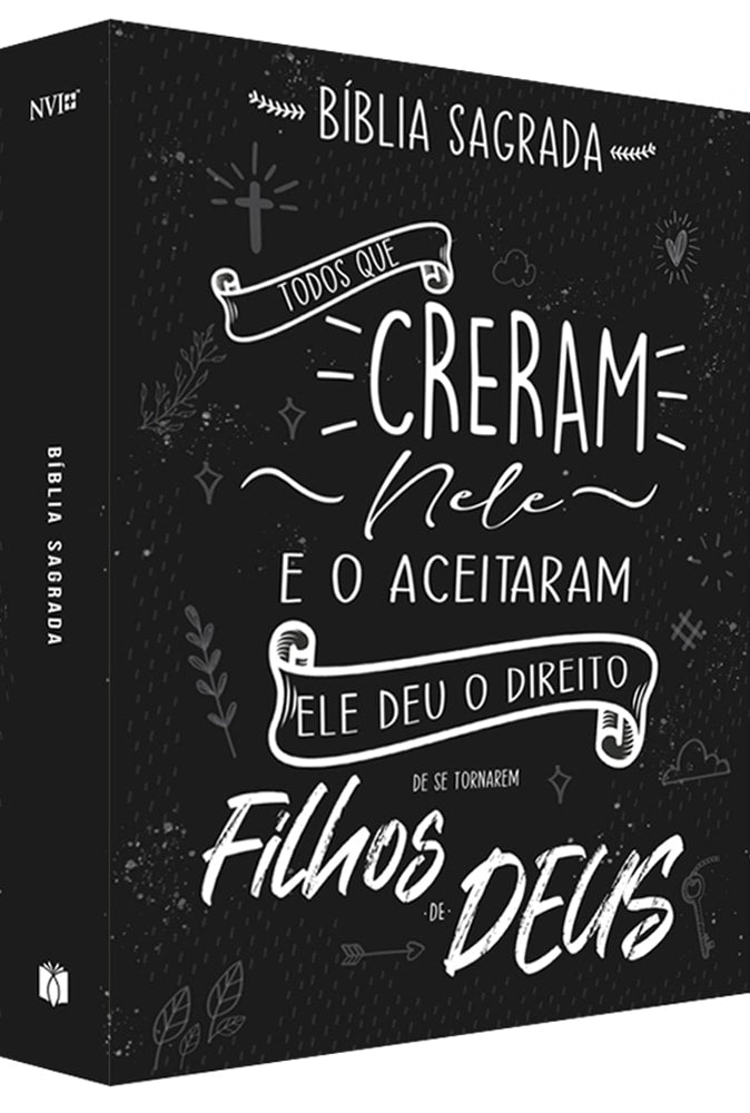 Bíblia Sagrada Lettering | NVI | Capa Dura com Espaço para Anotações