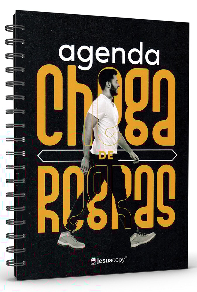 Agenda Permanente Chega de Regras | Jesus Copy | Capa Dura