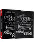 Kit Bíblia NVT e Agenda Lettering, capas pretas com lettering branco e detalhes em espiral. — Plenitude