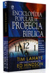 Livro Enciclopédia Popular de Profecia Bíblica, de Tim Lahaye e Ed Hindson, capa azul escura com relógio. — Plenitude