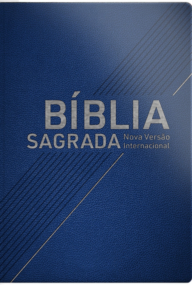 Bíblia Sagrada | NVI | Letra Grande | Capa Luxo Azul