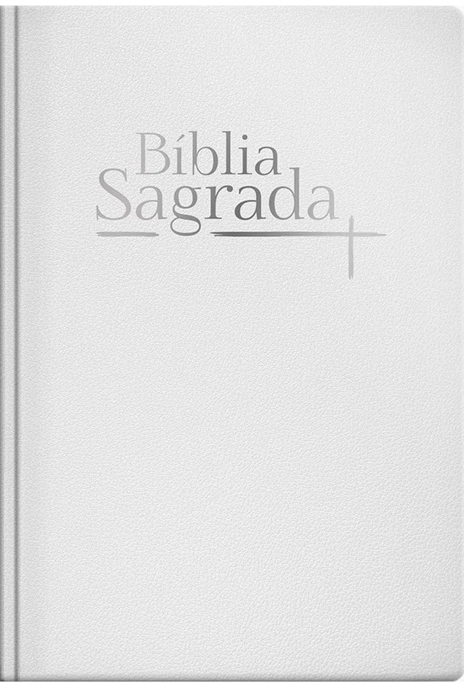 Bíblia Sagrada | NVI | Letra Normal | Capa Luxo Branca