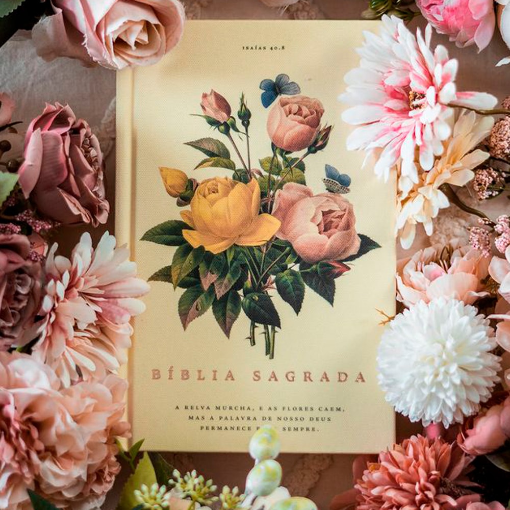 Bíblia Sagrada | NVI | Letra Normal | Leitura Perfeita | Capa Dura Tecido Bouquet