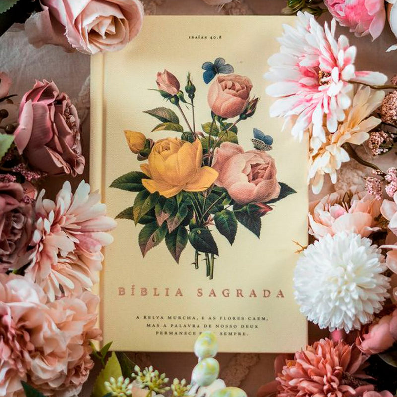 Bíblia Sagrada | NVI | Letra Normal | Leitura Perfeita | Capa Dura Tecido Bouquet