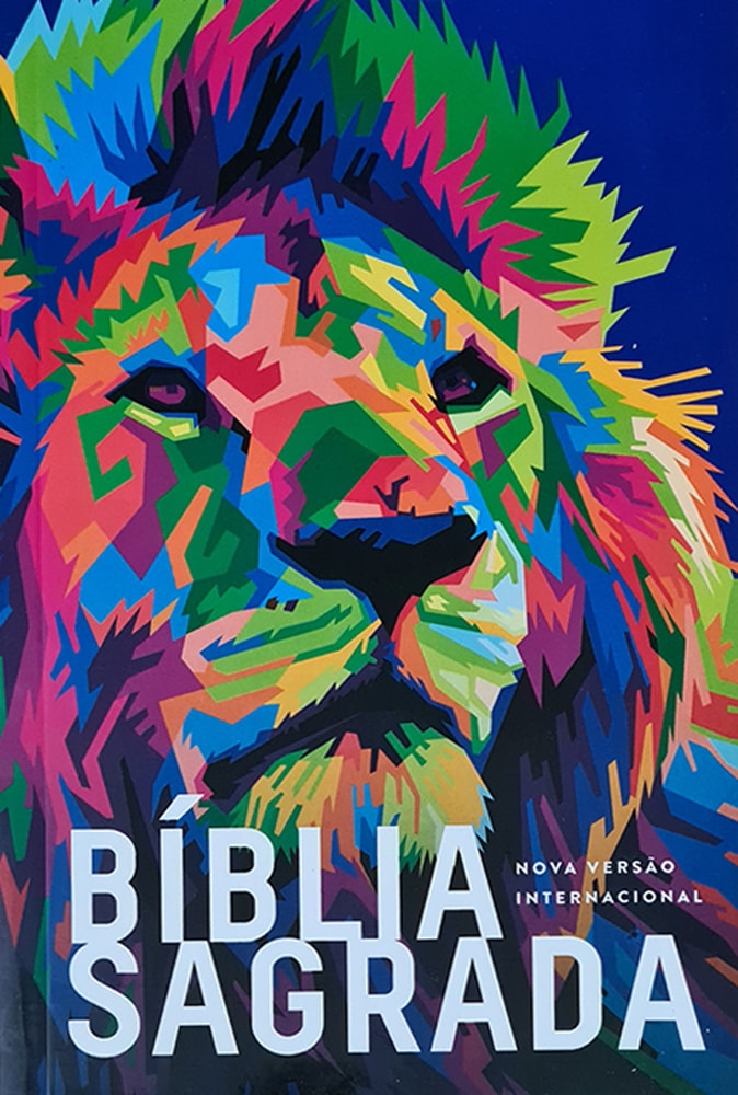 Biblia Sagrada Leão Pop | NVI | Letra Normal | Capa Brochura