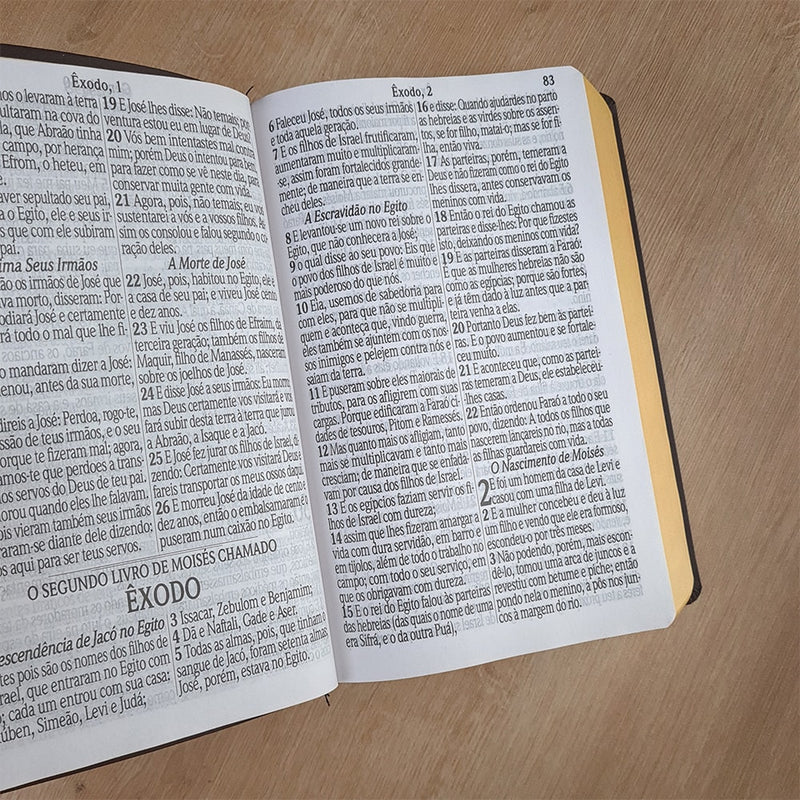 Bíblia Sagrada com Harpa Avivada e Corinhos | ARC | Letra Jumbo | Capa Semiflexível Preta