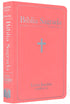 Bíblia Sagrada Harpa Avivada e Corinhos, Almeida Revista e Corrigida, letra Jumbo, capa semiflexível rosa com detalhes prateados — Plenitude