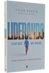 Livro Liderando o que Você não Iniciou, capa branca com imagem de homem olhando para cidade. — Plenitude