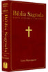 Bíblia Sagrada ARC, capa semiflexível bordô, letra hipergigante, com Harpa Avivada e Corinhos. — Plenitude
