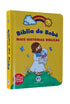 Livro Bíblia do Bebê Mais Histórias Bíblicas, capa amarela com Jesus e ovelha. — Plenitude