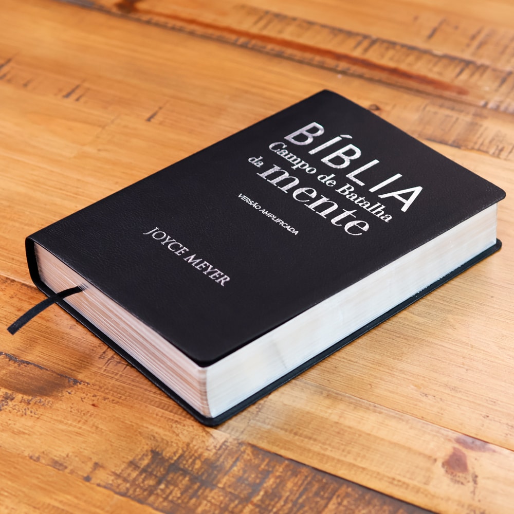 Bíblia Campo de Batalha da Mente | NVA | Letra Normal | Capa Luxo Pret