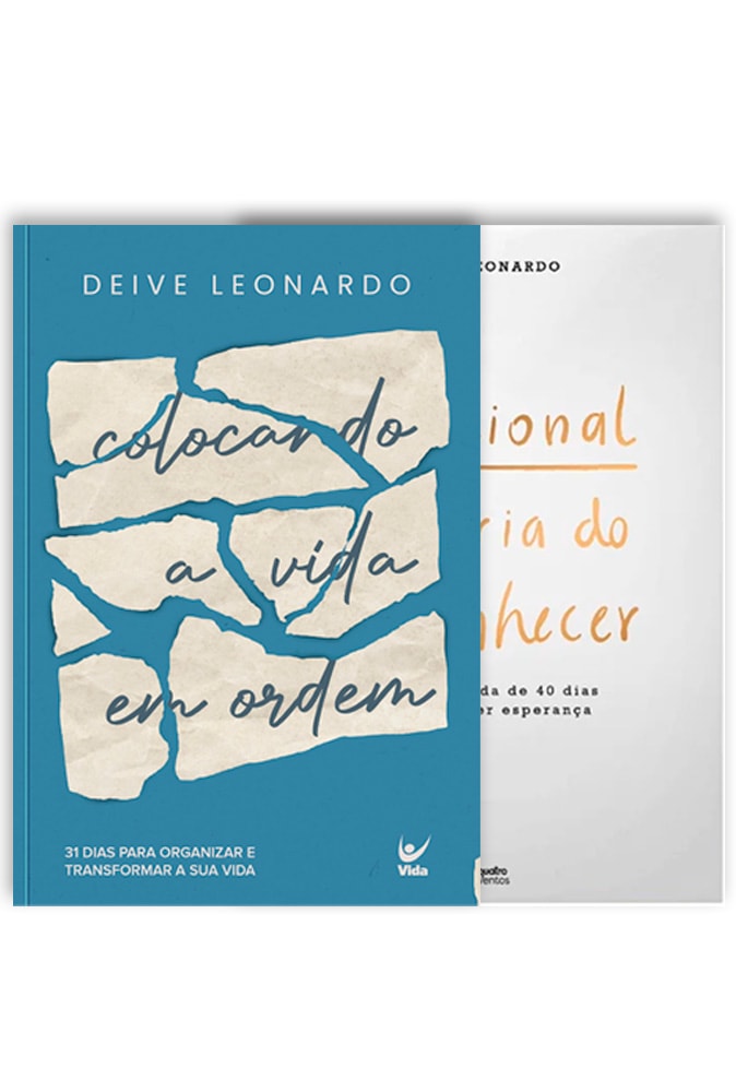 Kit de Devocionais Deive Leonardo