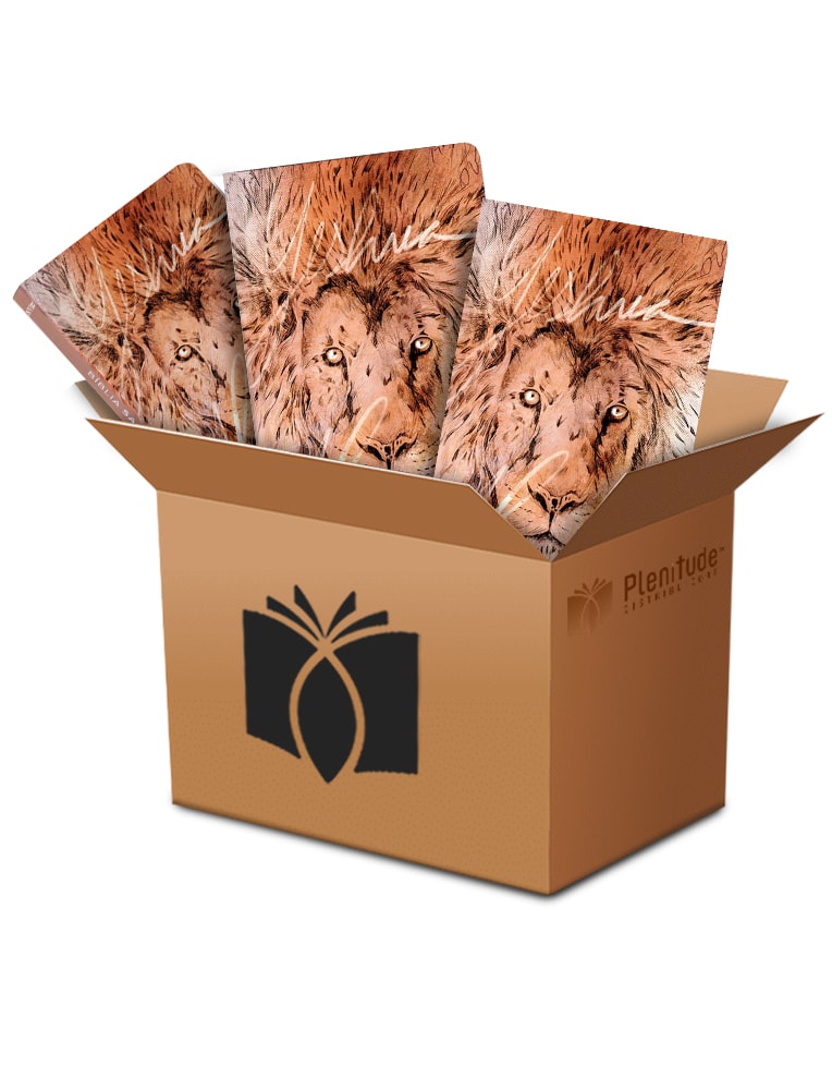 Kit de 10 Bíblias Leão Yeshua | ACF | Letra Maior | Capa Dura