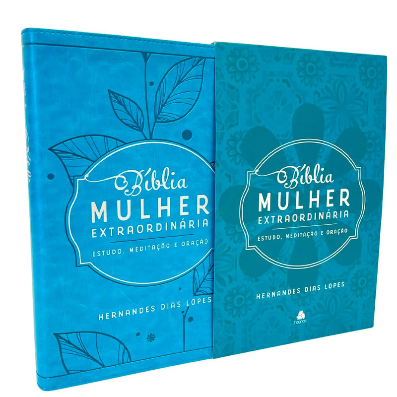Bíblia Mulher Extraordinária | King James Clássica | Hernandes Dias Lopes | Turquesa