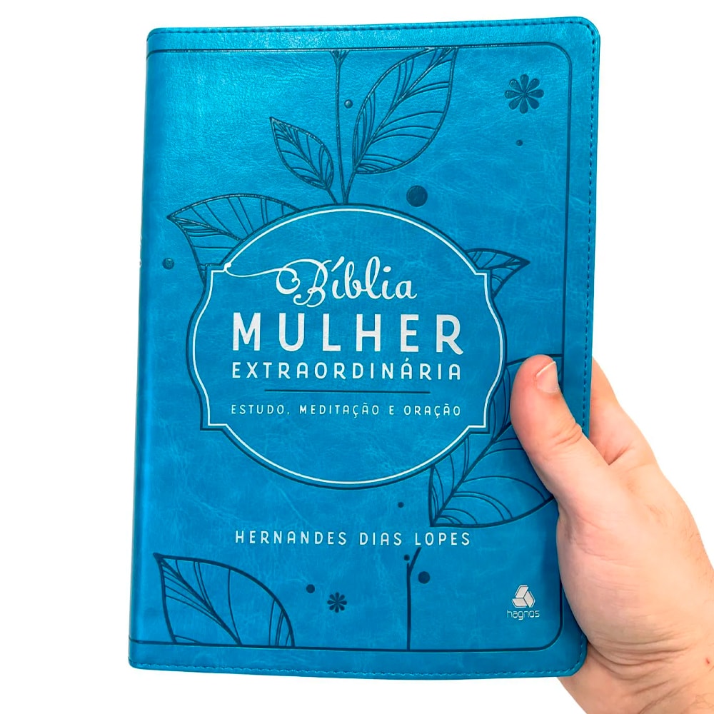 Bíblia Mulher Extraordinária | King James Clássica | Hernandes Dias Lopes | Turquesa