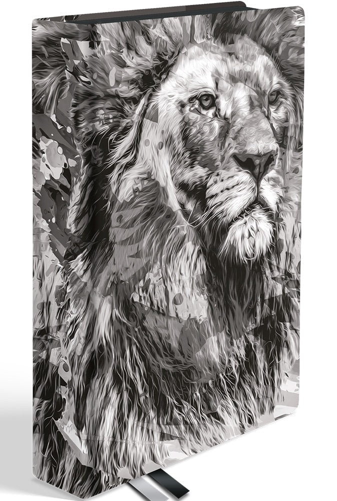 Bíblia Sagrada | NTLH | YouVersion | Capa Dura The Lion Preto e Branco