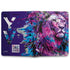 Bíblia YouVersion NTLH capa dura The Lion Gelo, com leão colorido em tons de roxo e azul. — Plenitude
