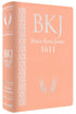 Bíblia King James 1611 | Letra Ultragigante | Capa Luxo Rose
