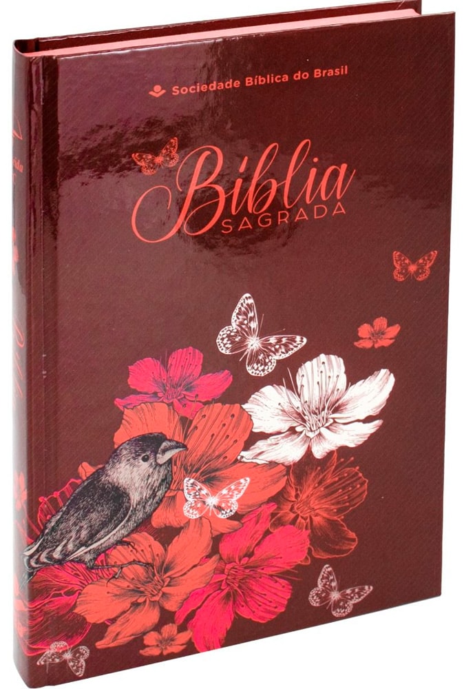 Bíblia Sagrada Flores | ARC | Letra Normal | Capa Dura Evangelismo