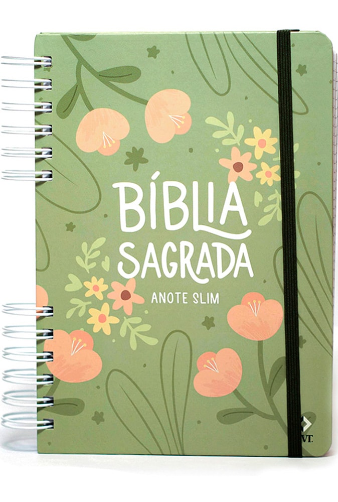 Bíblia Anote Slim | NVT | Capa Espiral Minha Esperança